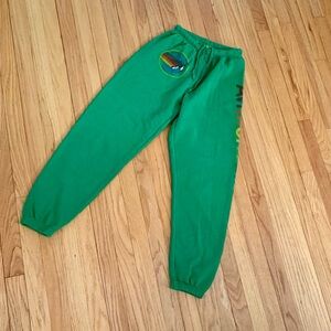 Aviator Nation Vibrant Green Joggers